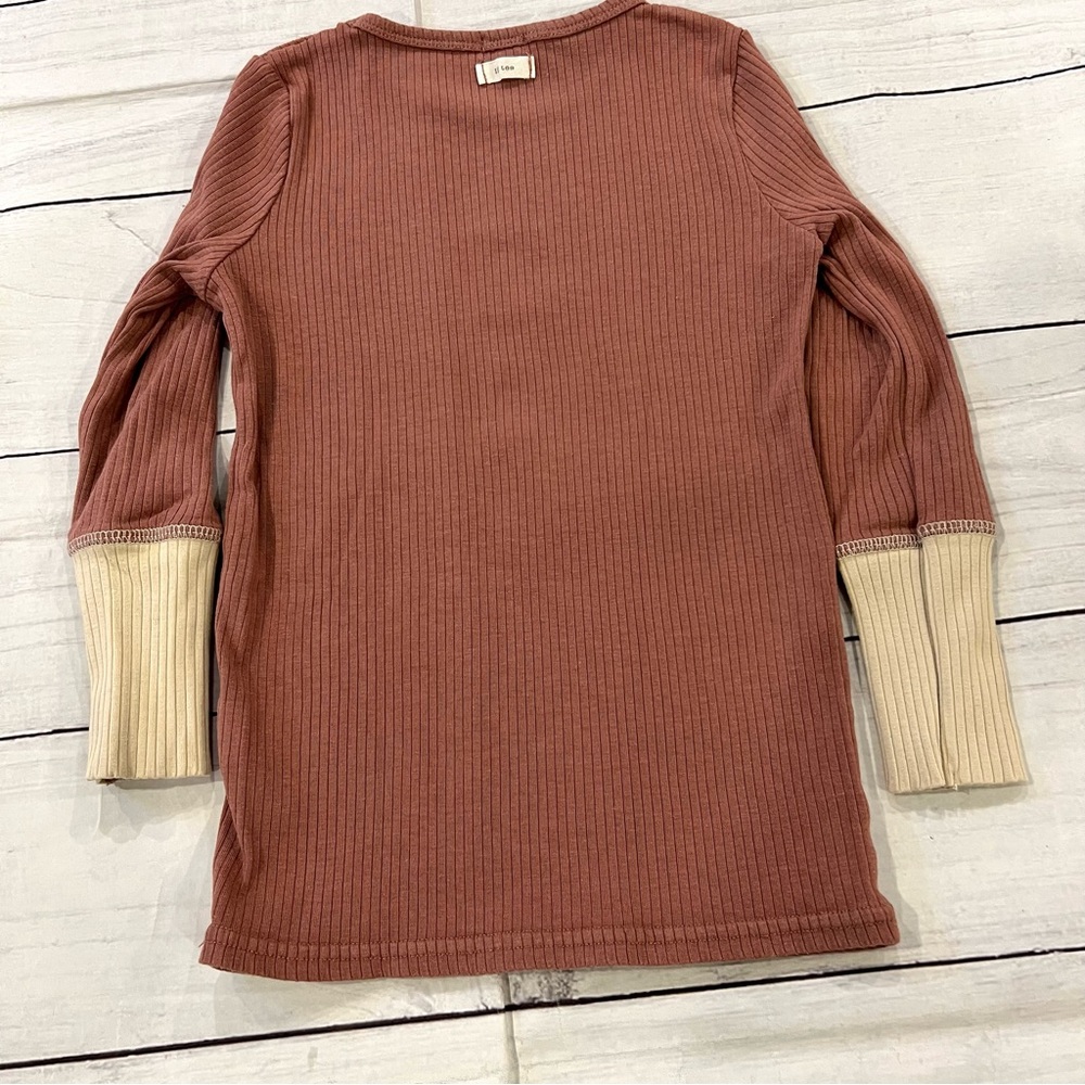 Lil Legs Ribbed Pajama Set - Picture 6 of 8